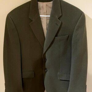 Men's Lauren Ralph Lauren Wool Blazer - Forest Green - Size 40S